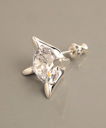 e.m. 廃盤品　片耳ピアス　シルバー　ジルコニア e.m.｜イーエムのピアス（片耳用）（ジルコニア）通販 - ZOZOTOWN