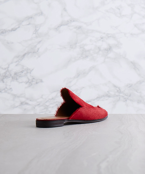 UNITED TOKYO（ユナイテッドトウキョウ）の「ローファバブーシュ（サンダル・レディース・キャメル/ピンク/レッド・2/1/0）」の5枚目の写真