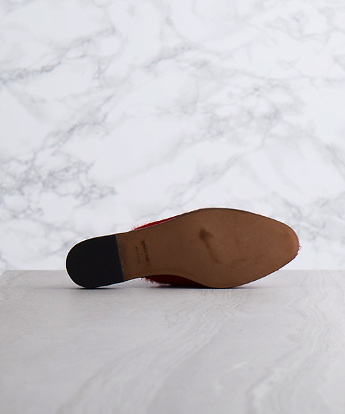 UNITED TOKYO（ユナイテッドトウキョウ）の「ローファバブーシュ（サンダル・レディース・キャメル/ピンク/レッド・2/1/0）」の6枚目の写真