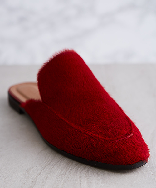 UNITED TOKYO（ユナイテッドトウキョウ）の「ローファバブーシュ（サンダル・レディース・キャメル/ピンク/レッド・2/1/0）」の7枚目の写真