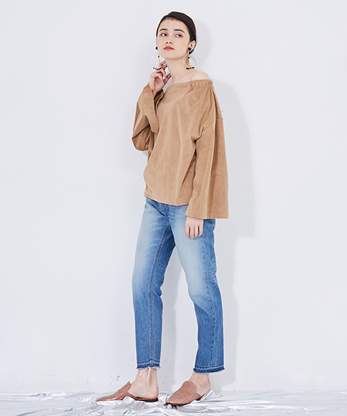 UNITED TOKYO（ユナイテッドトウキョウ）の「ローファバブーシュ（サンダル・レディース・キャメル/ピンク/レッド・2/1/0）」の14枚目の写真