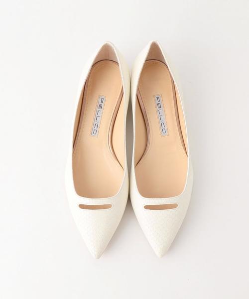PELLICO（ペリーコ）の「＜PELLICO（ペリーコ）＞ANELLI フラットシューズ（パンプス・レディース・ホワイト・37/35h/36h/37h/36/38/35）」の3枚目の写真