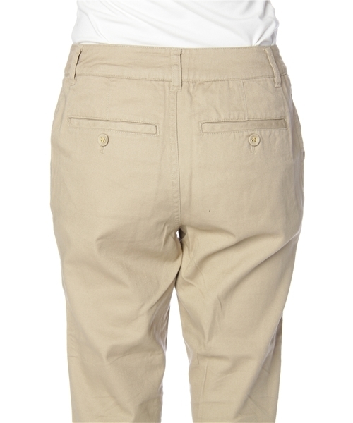earth music&ecology（アースミュージックアンドエコロジー）の「Tuck　Cropped/PT（チノパンツ・レディース・ベージュ/カーキ/ネイビー・SMALL/MEDIUM/LARGE）」の7枚目の写真