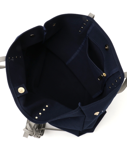 LBC（エルビーシー）の「キャンバスラージトートバッグ                   （トートバッグ・レディース・オフホワイト/グレー/ネイビー・ONE SIZE）」の9枚目の写真