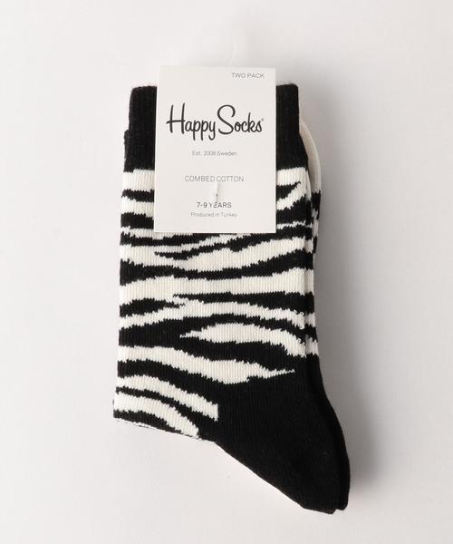 Happy Socks(ハッピーソックス)の「【HAPPY SOCKS(ハッピーソックス)】2P 17SS ◆(ソックス/靴下・キッズ・ブラック/ピンク/イエロー/コバルトブルー・17-19cm/14.5-16.5cm/19.5-21.5cm)」の10枚目の写真