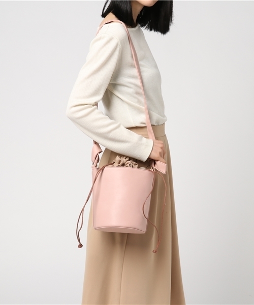 WEGO（ウィゴー）の「WEGO/レース巾着バケツショルダーバッグ（ショルダーバッグ・レディース・ピンク/グレー・FREE）」の8枚目の写真