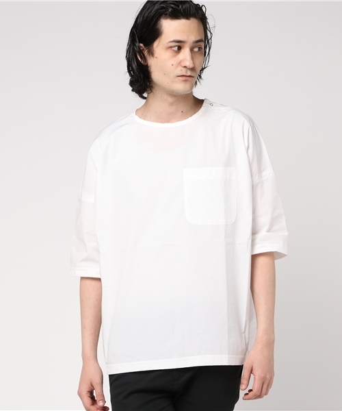 SHIPS Days（シップスデイズ）の「CORNER WEAR×SHIPS DAYS: ドクターシャツ（シャツ/ブラウス・メンズ・ホワイト/ライトブルー・98/90）」の4枚目の写真