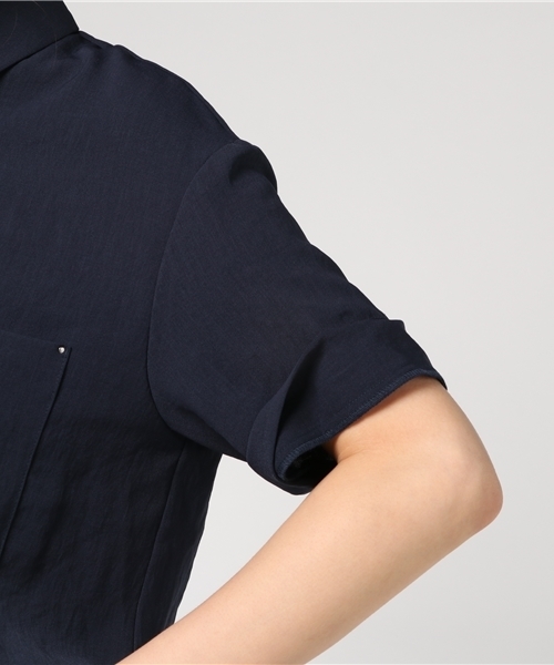 un dix cors(アンディコール)の「テンセルウエストゴムワンピース(ワンピース・レディース・ネイビー/カーキ・フリ-)」の7枚目の写真