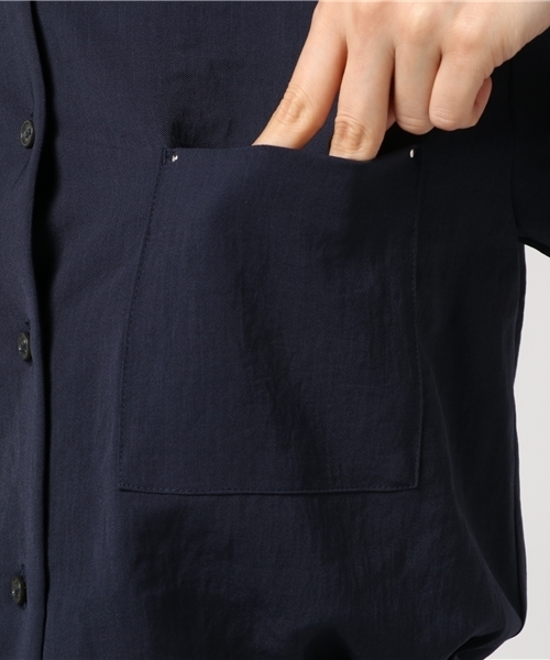 un dix cors(アンディコール)の「テンセルウエストゴムワンピース(ワンピース・レディース・ネイビー/カーキ・フリ-)」の9枚目の写真