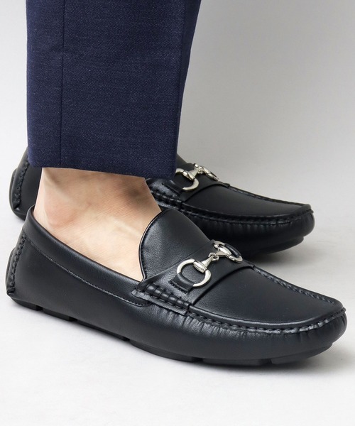 glabella(グラベラ)の「シルバービット ドライビングシューズ(デッキシューズ)(モカシン/デッキシューズ・メンズ・ブラック/ワイン/キャメル/ホワイト/ネイビー/ブラック系その他/ブラウン系その他/ブラック系その他2・M/S/L)」の4枚目の写真