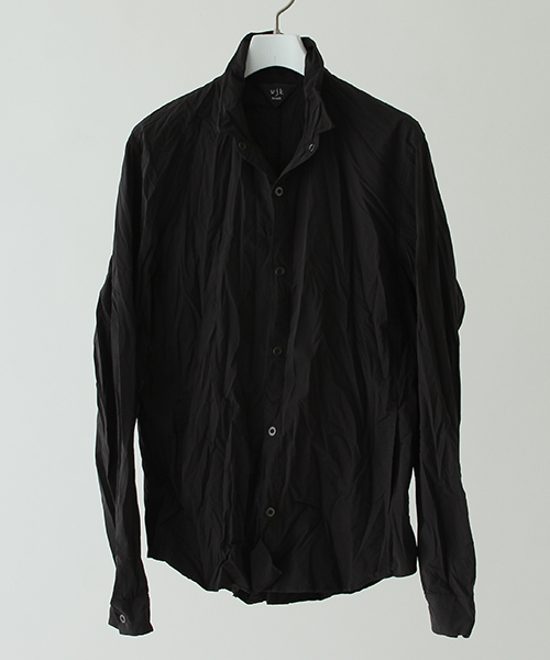 wjk black（ﾀﾞﾌﾞﾙｼﾞｪｲｹｲﾌﾞﾗｯｸ）の「【wjk black】≪STUDIOUS限定≫タイプライターワッシャースタンドシャツ（シャツ/ブラウス・メンズ・テラコッタ/チャコールグレー/ライトグレー・3/1/2）」の11枚目の写真