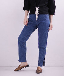 Wrangler | 【GISELe 12月号掲載】【MORE 12月号掲載】【MIHO NOJIRI × nano・universe】別注ハイウエストテーパードパンツ(デニムパンツ)