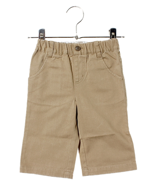 green label relaxing(グリーンレーベルリラクシング)の「◆◆コットン ツイル 7Lパンツ(その他パンツ・キッズ・ネイビー/その他1/ベージュ・XS/95/S/105/M/115/L/125)」の3枚目の写真