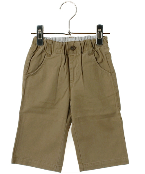 green label relaxing(グリーンレーベルリラクシング)の「◆◆コットン ツイル 7Lパンツ(その他パンツ・キッズ・ネイビー/その他1/ベージュ・XS/95/S/105/M/115/L/125)」の2枚目の写真