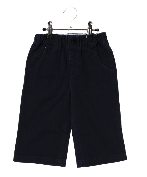 green label relaxing(グリーンレーベルリラクシング)の「◆◆コットン ツイル 7Lパンツ(その他パンツ・キッズ・ネイビー/その他1/ベージュ・XS/95/S/105/M/115/L/125)」の1枚目の写真