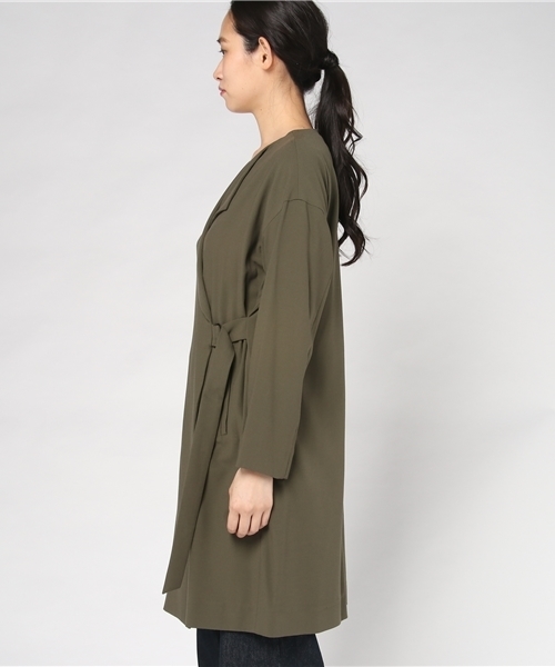RIVE DROITE（リヴドロワ）の「ジョーゼットサイドベルトコート（その他アウター・レディース・ベージュ/ネイビー/カーキ・FREE）」の5枚目の写真