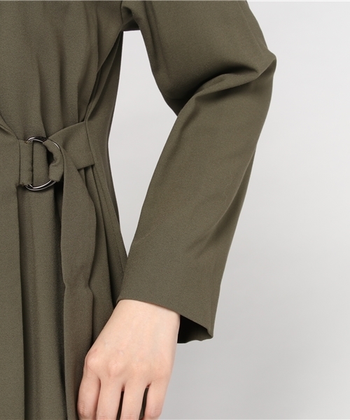 RIVE DROITE（リヴドロワ）の「ジョーゼットサイドベルトコート（その他アウター・レディース・ベージュ/ネイビー/カーキ・FREE）」の8枚目の写真