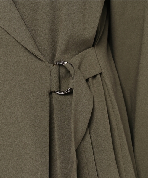 RIVE DROITE（リヴドロワ）の「ジョーゼットサイドベルトコート（その他アウター・レディース・ベージュ/ネイビー/カーキ・FREE）」の11枚目の写真