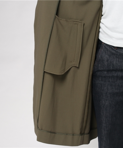 RIVE DROITE（リヴドロワ）の「ジョーゼットサイドベルトコート（その他アウター・レディース・ベージュ/ネイビー/カーキ・FREE）」の12枚目の写真