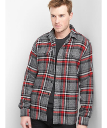 GAP | Gap ツイルフランネル スタンダードフィットシャツ(シャツ/ブラウス)