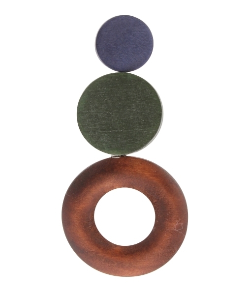 UN3D.（アンスリード）の「リングマーブルピアス（ピアス（両耳用）・レディース・レッド/グリーン/ブラック・FREE）」の4枚目の写真