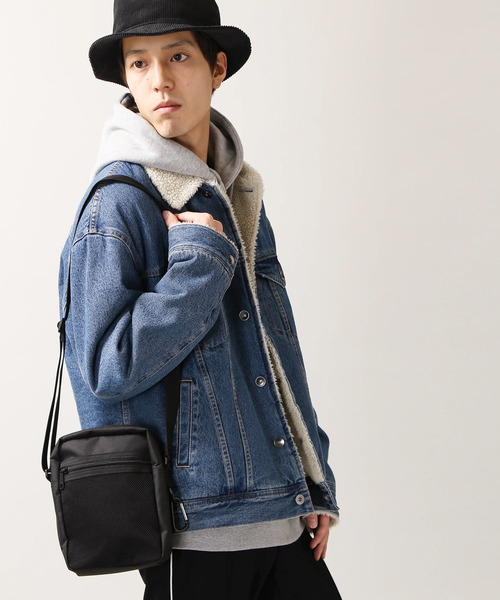 WEGO(ウィゴー)の「WEGO/メッシュポケットスクエアショルダーバッグ(ショルダーバッグ・メンズ・ブラック/レッド/その他1・FREE)」の15枚目の写真