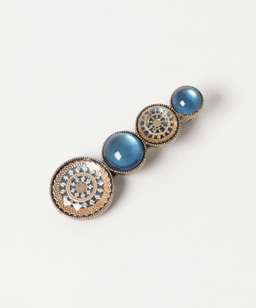 カヤ（カヤ）の「【カヤ】絢爛ヘアクリップ（バレッタ/ヘアクリップ・レディース・ブラック/ピンク/ブルー/グリーン・FREE）」の4枚目の写真