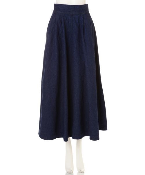 FREE'S MART（フリーズマート）の「◆【andGIRL3月号掲載】ロングサーキュラーデニムスカート【セットアップ対応商品】（デニムスカート・レディース・ブルー系その他/ダークネイビー・FREE）」の13枚目の写真