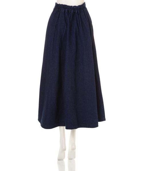 FREE'S MART（フリーズマート）の「◆【andGIRL3月号掲載】ロングサーキュラーデニムスカート【セットアップ対応商品】（デニムスカート・レディース・ブルー系その他/ダークネイビー・FREE）」の14枚目の写真