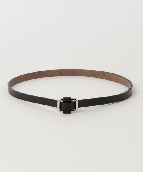 laboratory work（ラボラトリーワーク）の「スクエアバックル細ベルト（ベルト・レディース・ベージュ系その他/ブラック/グリーン・FREE）」の2枚目の写真