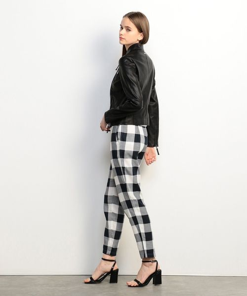 A|X アルマーニ エクスチェンジ ラムレザー ライダースジャケット￼￼ ARMANI EXCHANGE レザージャケット ライダース 「A|X アルマーニ