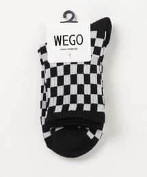 WEGO | WEGO/底パイル混リブチェッカーソックス(ソックス/靴下)