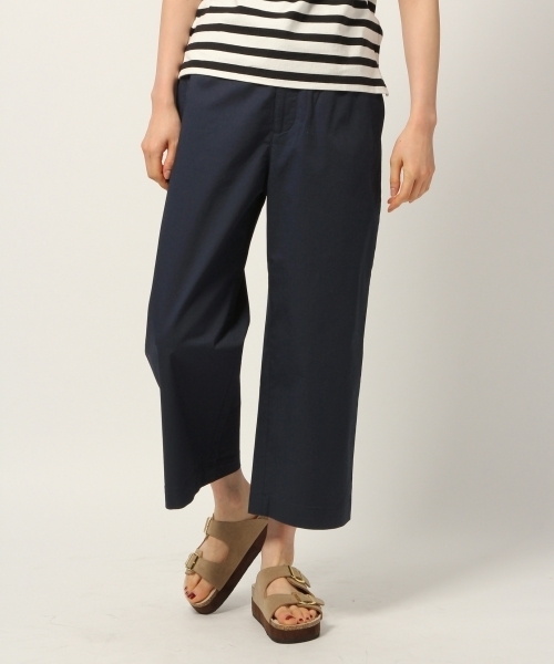 GLOBAL WORK(グローバルワーク)の「【WEB LIMITED有】サマ-チノワイドパンツ/786354(その他パンツ・レディース・カーキ/ベージュ/ネイビー/キャメル・MEDIUM/LARGE/SMALL/X-LARGE)」の3枚目の写真