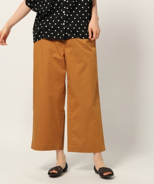 GLOBAL WORK(グローバルワーク)の「【WEB LIMITED有】サマ-チノワイドパンツ/786354(その他パンツ・レディース・カーキ/ベージュ/ネイビー/キャメル・MEDIUM/LARGE/SMALL/X-LARGE)」の4枚目の写真