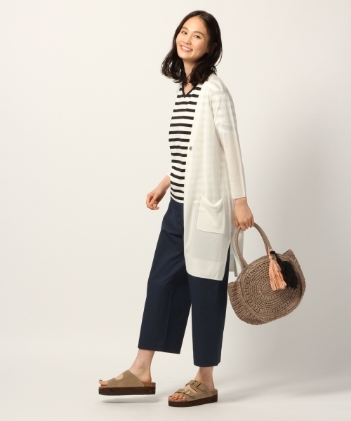 GLOBAL WORK(グローバルワーク)の「【WEB LIMITED有】サマ-チノワイドパンツ/786354(その他パンツ・レディース・カーキ/ベージュ/ネイビー/キャメル・MEDIUM/LARGE/SMALL/X-LARGE)」の7枚目の写真