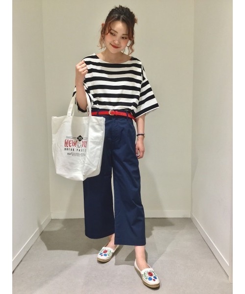 GLOBAL WORK(グローバルワーク)の「【WEB LIMITED有】サマ-チノワイドパンツ/786354(その他パンツ・レディース・カーキ/ベージュ/ネイビー/キャメル・MEDIUM/LARGE/SMALL/X-LARGE)」の19枚目の写真