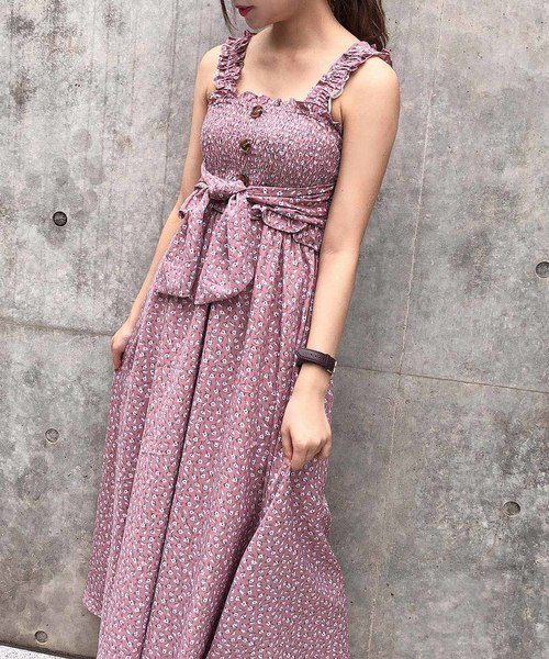 one after another NICE CLAUP(ワンアフターアナザーナイスクラップ)の「【WEB STORE限定】4WAYワンピース(ワンピース・レディース・ブラック/ピンク系その他/チェック・FREE)」の13枚目の写真