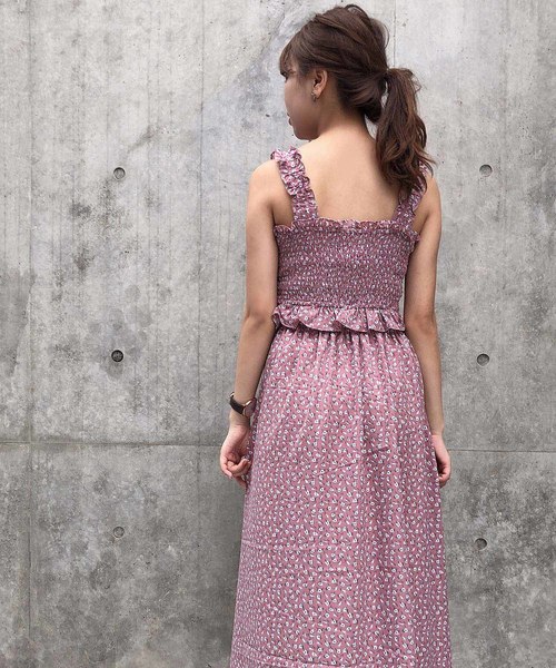 one after another NICE CLAUP(ワンアフターアナザーナイスクラップ)の「【WEB STORE限定】4WAYワンピース(ワンピース・レディース・ブラック/ピンク系その他/チェック・FREE)」の14枚目の写真