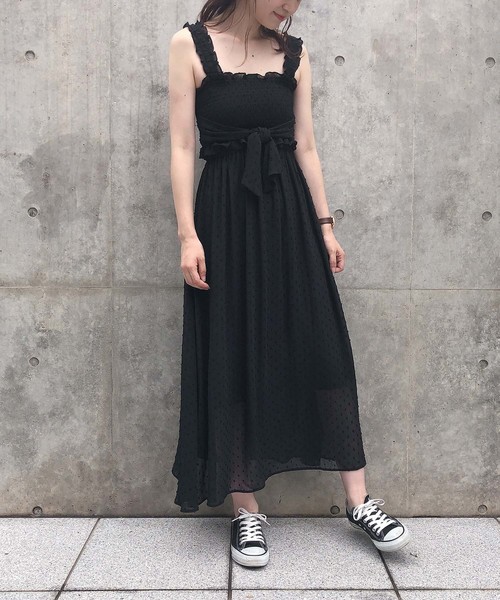 one after another NICE CLAUP(ワンアフターアナザーナイスクラップ)の「【WEB STORE限定】4WAYワンピース(ワンピース・レディース・ブラック/ピンク系その他/チェック・FREE)」の16枚目の写真