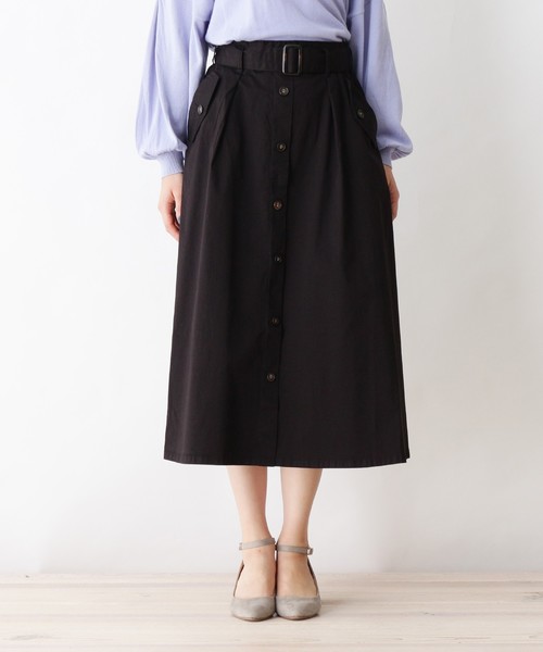 セール スカート スカート チノフレアスカート スカート 3can4on サンカンシオン のファッション