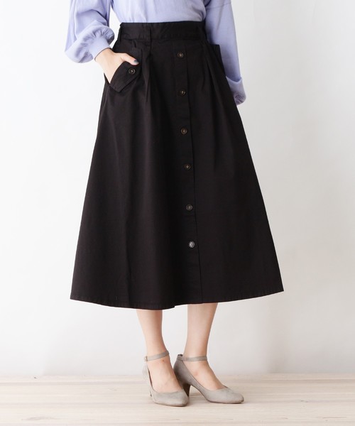 セール スカート スカート チノフレアスカート スカート 3can4on サンカンシオン のファッション