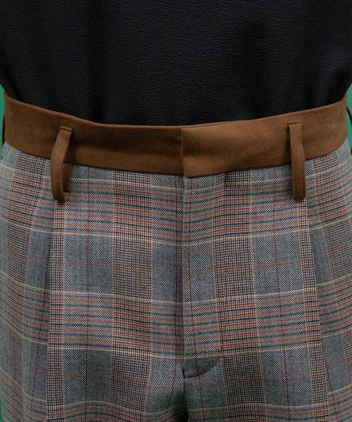 UNITED TOKYO（ユナイテッドトウキョウ）の「グレンチェックワイドスラックス（スラックス・メンズ・グレー・1/2/3）」の5枚目の写真