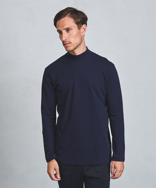 ANATOMICA(アナトミカ)の「<ANATOMICA(アナトミカ)> MOCK/N L/SL(Tシャツ/カットソー・メンズ・ホワイト/マスタード/ネイビー・SMALL/MEDIUM/LARGE)」の3枚目の写真