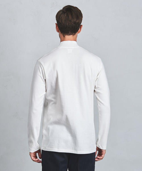 ANATOMICA(アナトミカ)の「<ANATOMICA(アナトミカ)> MOCK/N L/SL(Tシャツ/カットソー・メンズ・ホワイト/マスタード/ネイビー・SMALL/MEDIUM/LARGE)」の7枚目の写真