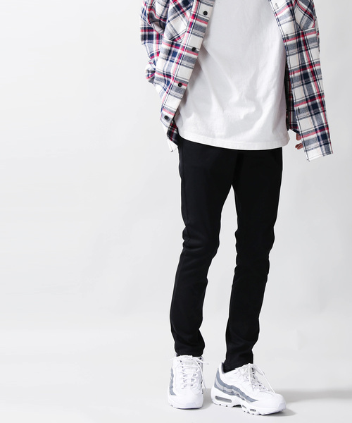 WEGO(ウィゴー)の「WEGO/wondershapeスーパースキニーパンツ(デニムパンツ・メンズ・ダークインディゴブルー/ブラック・MEDIUM/SMALL)」の11枚目の写真