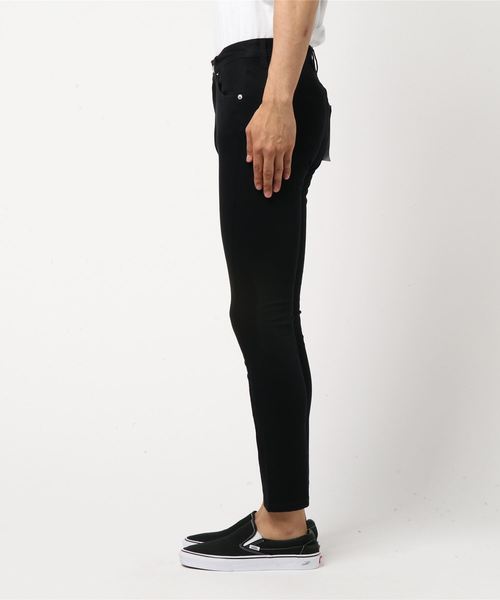 WEGO(ウィゴー)の「WEGO/wondershapeスーパースキニーパンツ(デニムパンツ・メンズ・ダークインディゴブルー/ブラック・MEDIUM/SMALL)」の3枚目の写真