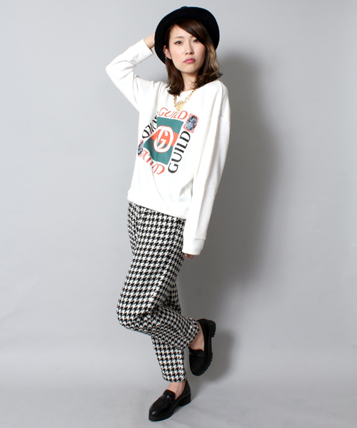 WEGO（ウィゴー）の「WEGO/千鳥柄テーパードパンツ（スラックス・レディース・その他1・FREE）」の11枚目の写真