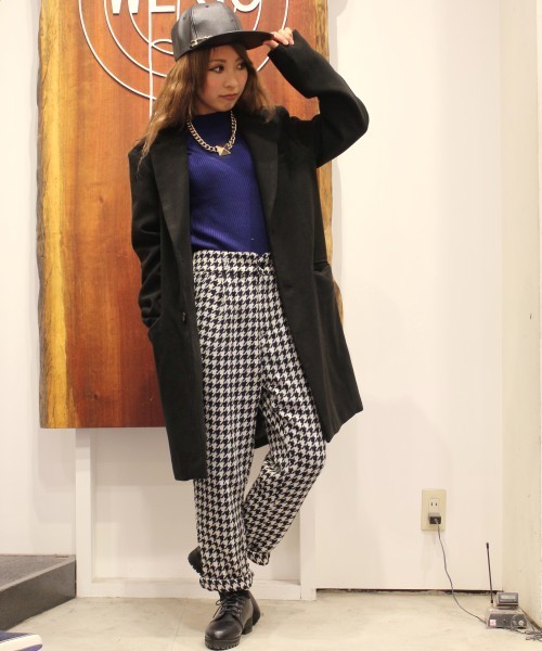 WEGO（ウィゴー）の「WEGO/千鳥柄テーパードパンツ（スラックス・レディース・その他1・FREE）」の13枚目の写真