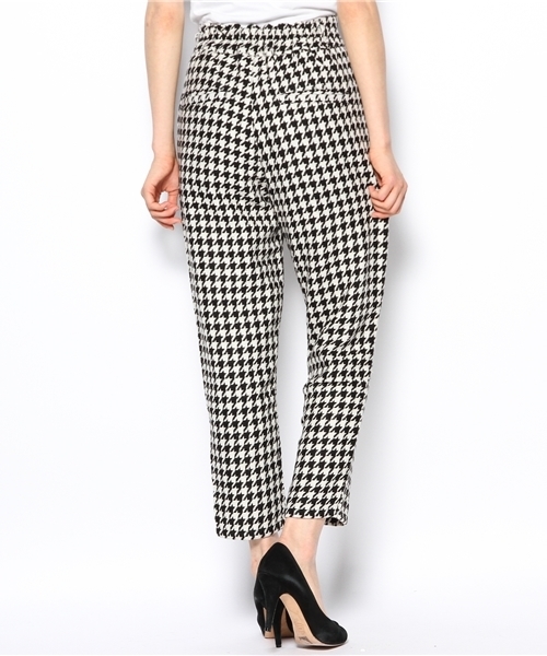 WEGO（ウィゴー）の「WEGO/千鳥柄テーパードパンツ（スラックス・レディース・その他1・FREE）」の3枚目の写真