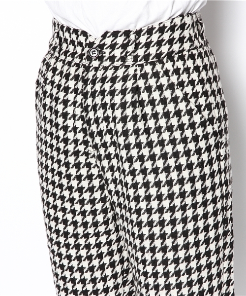 WEGO（ウィゴー）の「WEGO/千鳥柄テーパードパンツ（スラックス・レディース・その他1・FREE）」の4枚目の写真